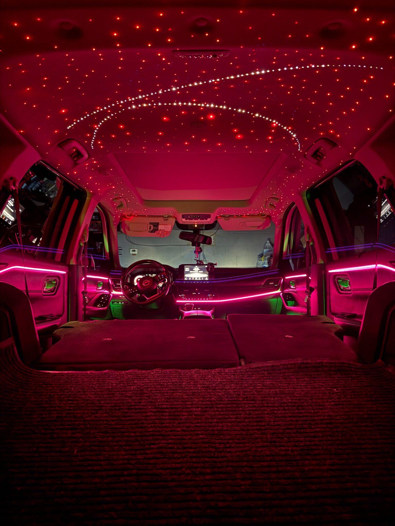 Red Starlight Interior by Auto Revival Customs